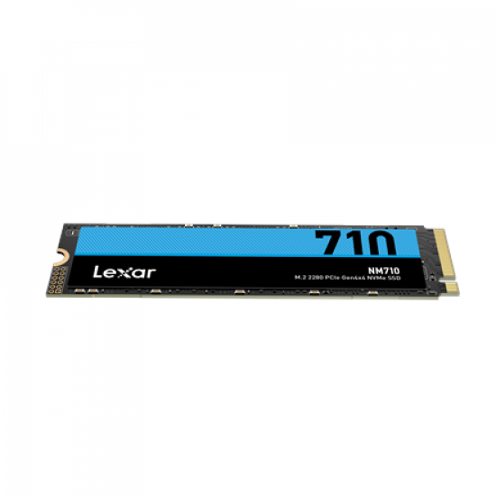 Lexar | M.2 NVMe SSD | NM710 | 500 GB | SSD form factor M.2 2280 | Solid-state drive interface PCIe Gen4x4 | Read speed 5000 MB/s | Write speed 2600 MB/s