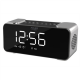 Adler | Wireless alarm clock with radio | AD 1190 | Alarm function | AUX in | Silver/Black