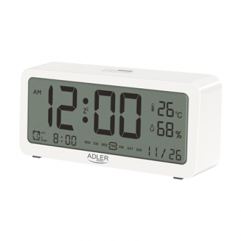 Adler | Alarm Clock | AD 1195w | Alarm function | White