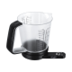 Adler | Kitchen scale with a measuring cup | AD 3178 | Maximum weight (capacity) 5 kg | Black