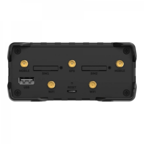 Industrial Router | RUT956 | 802.11n | 10/100 Mbit/s | Ethernet LAN (RJ-45) ports 4 | Mesh Support No | MU-MiMO No | 2G/3G/4G | Antenna type 	2 x SMA for LTE, 2 x RP-SMA for WiFi, 1 x SMA for GNSS | 1x USB 2.0