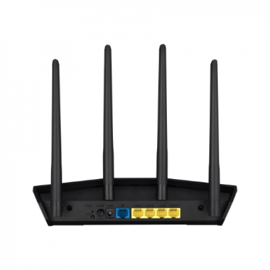 Wireless AX3000 Dual Band WiFi 6 | RT-AX57 | 802.11ax | 2402+574 Mbit/s | 10/100/1000 Mbit/s | Ethernet LAN (RJ-45) ports 4 | Mesh Support Yes | MU-MiMO Yes | No mobile broadband | Antenna type External