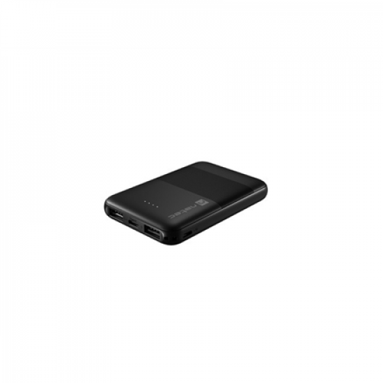 Natec | Power Bank | Trevi Compact | 5000 mAh | 1 x USB-C, 2 x USB A | Black