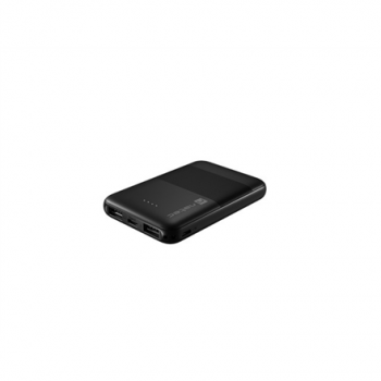 Natec | Power Bank | Trevi Compact | 5000 mAh | 1 x USB-C, 2 x USB A | Black
