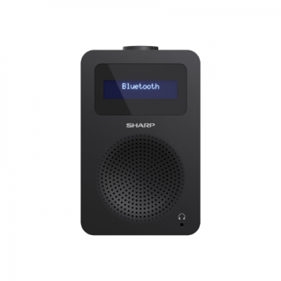 Sharp DR-430(BK) Digital Radio, FM/DAB/DAB+, Bluetooth 5.0, Midnight Black | Sharp | Digital Radio | DR-430(BK) | Bluetooth | Midnight Black
