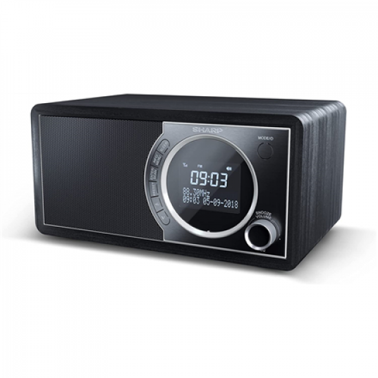 Sharp DR-450(BK) Digital Radio, FM/DAB/DAB+, Bluetooth 4.2, Alarm function, Midnight Black | Sharp | Digital Radio | DR-450(BK) | Bluetooth | Midnight Black