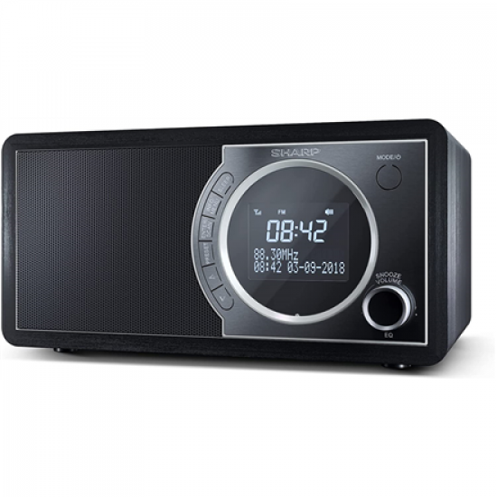 Sharp DR-450(BK) Digital Radio, FM/DAB/DAB+, Bluetooth 4.2, Alarm function, Midnight Black | Sharp | Digital Radio | DR-450(BK) | Bluetooth | Midnight Black