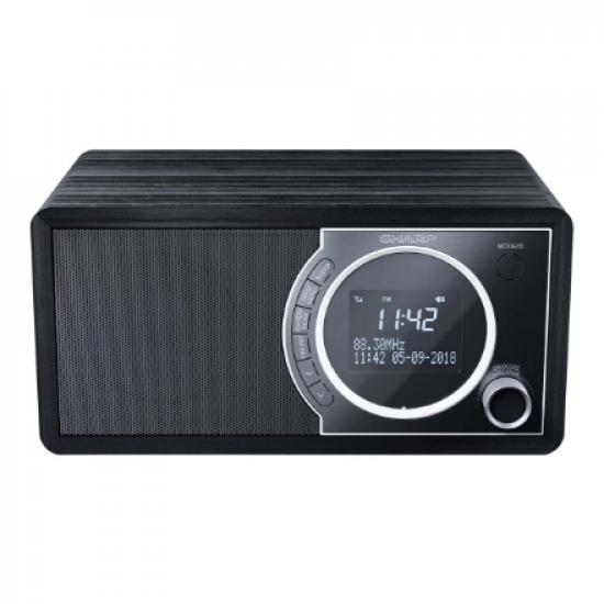 Sharp DR-450(BK) Digital Radio, FM/DAB/DAB+, Bluetooth 4.2, Alarm function, Midnight Black | Sharp | Digital Radio | DR-450(BK) | Bluetooth | Midnight Black