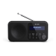 Sharp DR-P420(BK) Tokyo Portable Digital Radio, FM/DAB/DAB+, Bluetooth 5.0, USB or Battery Powered, Midnight Black | Sharp | Tokyo Portable Digital Radio | DR-P420(BK) | Bluetooth | Midnight Black