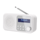 Sharp DR-P420(WH) Tokyo Portable Digital Radio, FM/DAB/DAB+, Bluetooth 5.0, USB or Battery Powered, Snowy White | Sharp | Tokyo Portable Digital Radio | DR-P420(WH) | Bluetooth | White