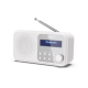 Sharp DR-P420(WH) Tokyo Portable Digital Radio, FM/DAB/DAB+, Bluetooth 5.0, USB or Battery Powered, Snowy White | Sharp | Tokyo Portable Digital Radio | DR-P420(WH) | Bluetooth | White