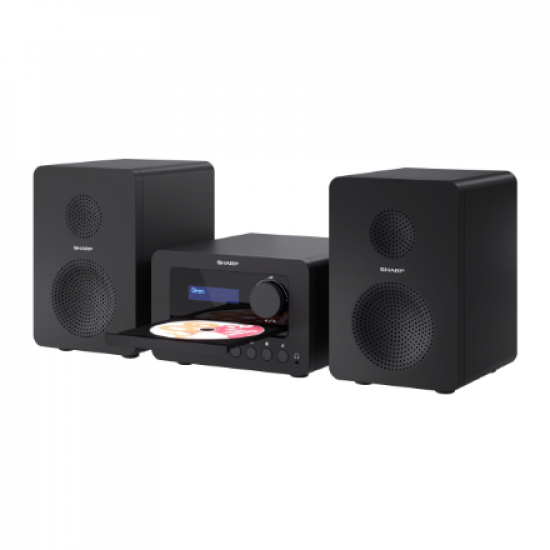 Sharp XL-B520D(BK) Tokyo Hi-Fi Micro System 2.0, FM/DAB/DAB+/USB, CD, Bluetooth 5.0, Aux-in, Black | Sharp | Tokyo Hi-Fi Micro System 2.0 | XL-B520D(BK) | Yes | Bluetooth | Black