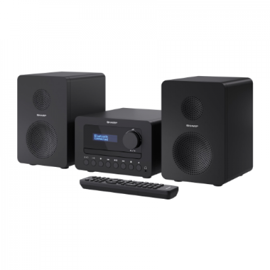 Sharp XL-B520D(BK) Tokyo Hi-Fi Micro System 2.0, FM/DAB/DAB+/USB, CD, Bluetooth 5.0, Aux-in, Black | Sharp | Tokyo Hi-Fi Micro System 2.0 | XL-B520D(BK) | Yes | Bluetooth | Black