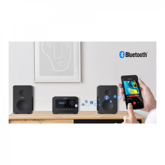 Sharp XL-B520D(BK) Tokyo Hi-Fi Micro System 2.0, FM/DAB/DAB+/USB, CD, Bluetooth 5.0, Aux-in, Black | Sharp | Tokyo Hi-Fi Micro System 2.0 | XL-B520D(BK) | Yes | Bluetooth | Black