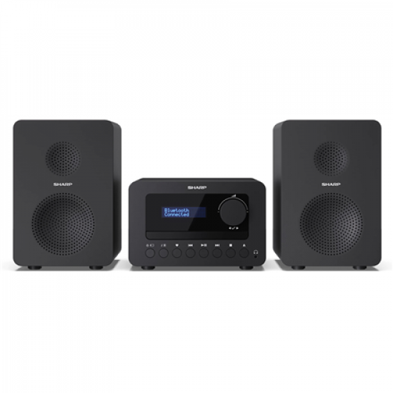 Sharp XL-B520D(BK) Tokyo Hi-Fi Micro System 2.0, FM/DAB/DAB+/USB, CD, Bluetooth 5.0, Aux-in, Black | Sharp | Tokyo Hi-Fi Micro System 2.0 | XL-B520D(BK) | Yes | Bluetooth | Black