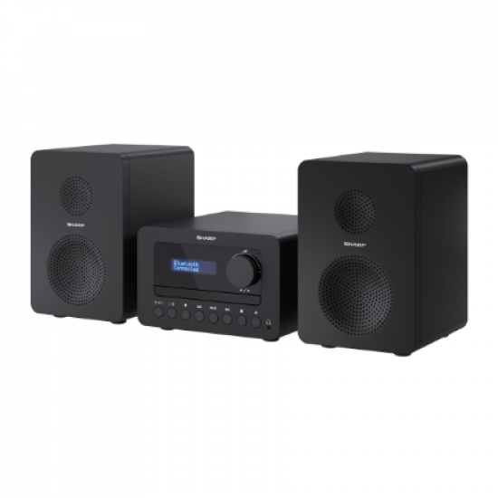 Sharp XL-B520D(BK) Tokyo Hi-Fi Micro System 2.0, FM/DAB/DAB+/USB, CD, Bluetooth 5.0, Aux-in, Black | Sharp | Tokyo Hi-Fi Micro System 2.0 | XL-B520D(BK) | Yes | Bluetooth | Black