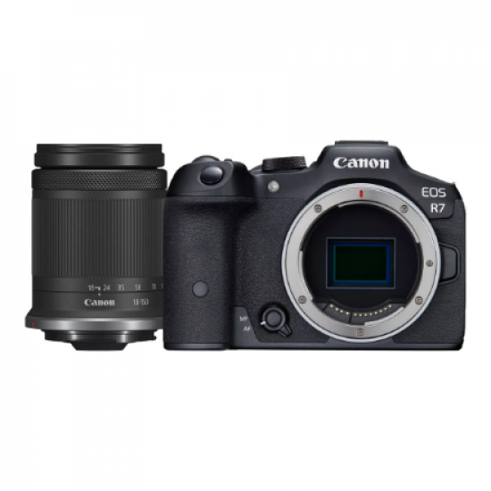 Canon | D.CAM EOS R7 RF-S 18-150 IS STM EU26 (AIP2) | Megapixel 32.5 MP | Image stabilizer | ISO sensitivity (max) 32000 | Wi-Fi | Video recording | Manual | CMOS | Black