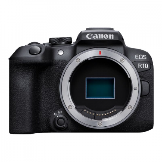 Canon | D.CAM EOS R10 Mirrorless Camera Body | Megapixel 24.2 MP | Image stabilizer | ISO sensitivity (max) 32000 | Wi-Fi | Video recording | Manual | CMOS | Black