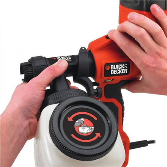 BLACK & DECKER | Paint Spray Gun, 1200 ml | HVLP200-QS