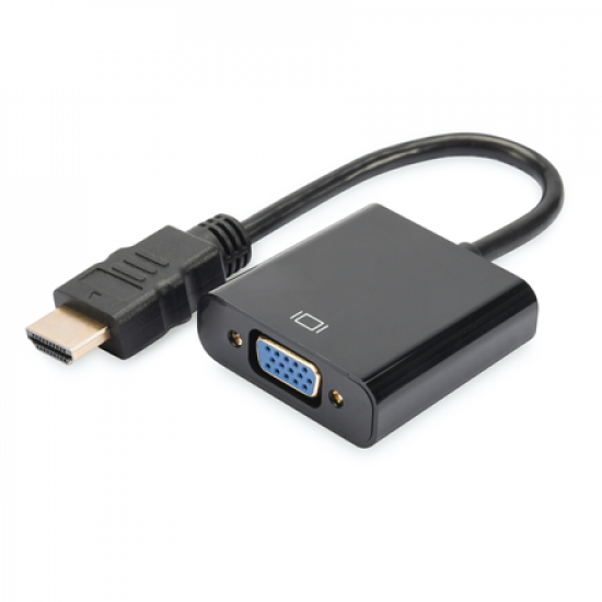 Digitus | HDMI to VGA converter adapter | DA-70461 | Black