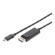 Digitus | USB Type-C adapter cable | AK-300333-020-S | USB-C | DisplayPort | USB-C to DP | 2 m