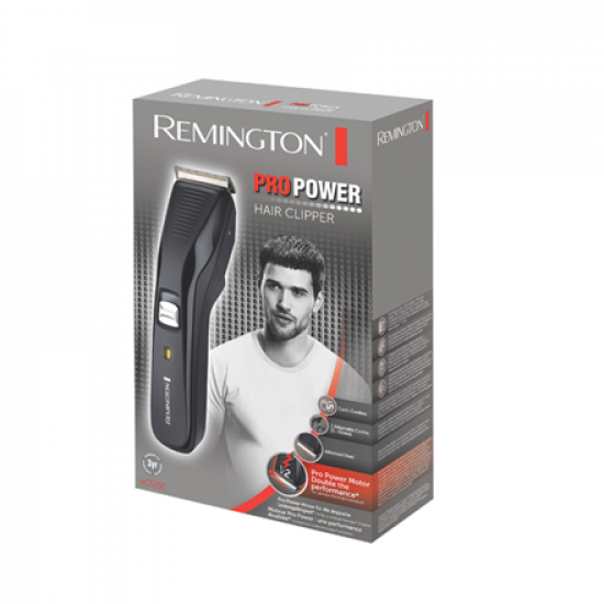 Remington Hair Clipper | HC5200 Pro Power | Corded/Cordless | Number of length steps 2 | Black