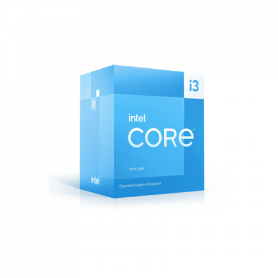 Intel | i3-13100F | 3.40 GHz | LGA1700 | Processor threads 8 | Intel Core i3 | Processor cores 4