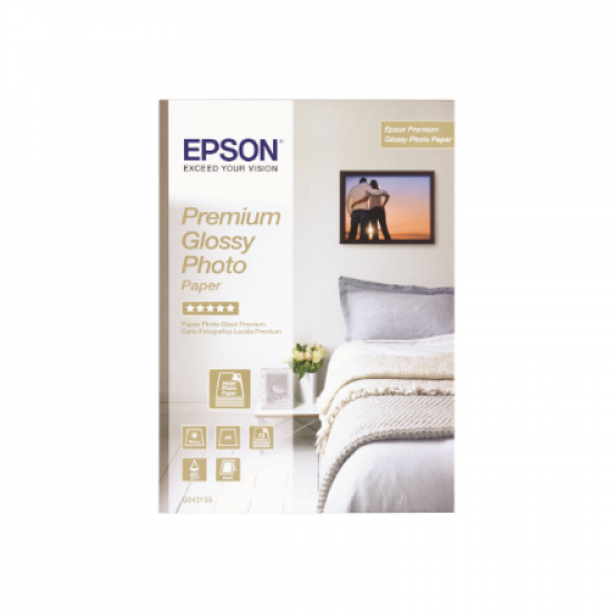 Epson Premium Glossy Photo Paper, DIN A2, 255g/m2, 25 Sheets