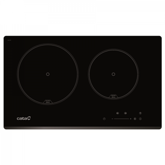 CATA | Hob | IB 2 PLUS BK/A | Induction | Number of burners/cooking zones 2 | Touch | Timer | Black