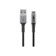 Goobay | USB-C to USB-A Textile Cable with Metal Plugs | 49296 | USB-C to USB-A