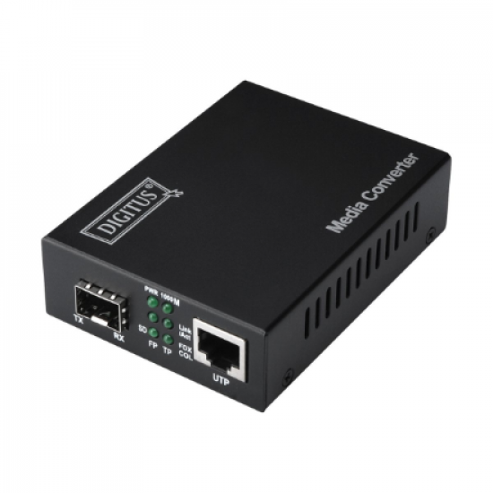 Digitus | Gigabit Ethernet Media Converter, SFP SFP Open Slot, without SFP Module | DN-82130 | SFP | 10/100/1000 Mbps port