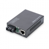 Digitus | Fast Ethernet Media Converter, Multimode SC connector, 1310nm, up to 2km | DN-82020-1 | SC duplex | 10/100M RJ45 port