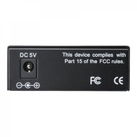 Digitus | Fast Ethernet Media Converter, Multimode SC connector, 1310nm, up to 2km | DN-82020-1 | SC duplex | 10/100M RJ45 port