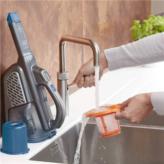 BLACK & DECKER Vacuum Cleaner | BHHV520BF-QW | Cordless operating | Handheld | 18 V | Blue/Gray