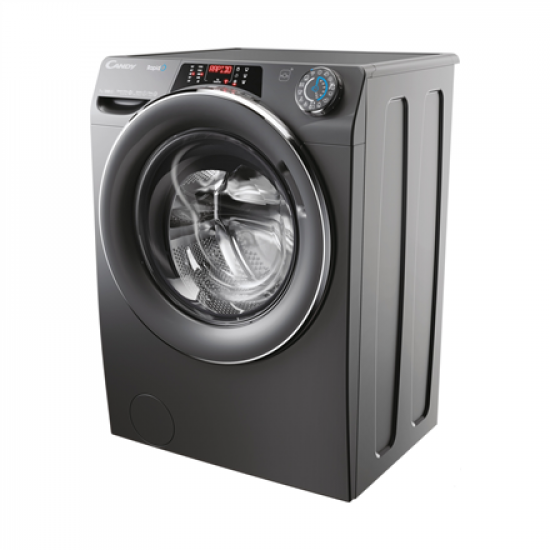 Candy | Washing Machine | RO41276DWMCRT-S | Energy efficiency class A | Front loading | Washing capacity 7 kg | 1200 RPM | Depth 45 cm | Width 60 cm | Display | TFT | Steam function | Wi-Fi | Anthracite