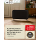 Mill CO1200WIFI3BLACK GEN3 Convection Heater, 1200W, Steel fronts, LED display, Black | Mill | Heater | CO1200WIFI3BLACK GEN3 | Convection Heater | 1200 W | Black