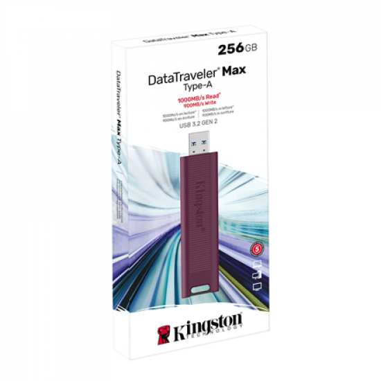 Kingston | USB 3.2 Flash Drive | DataTraveler MAX | 512 GB | USB 3.2 Gen 1 Type-A
