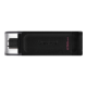 Kingston | USB Flash Drive | DataTraveler 70 | 256 GB | USB 3.2 Gen 1 Type-C | Black