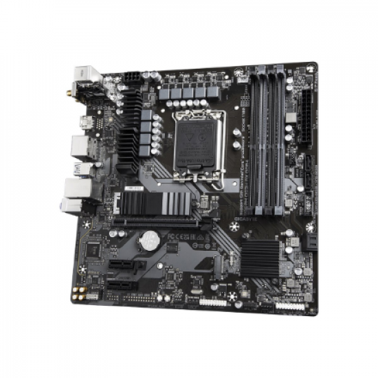 Gigabyte | B760M DS3H AX DDR4 1.0 M/B | Processor family Intel | Processor socket  LGA1700 | DDR4 DIMM | Memory slots 4 | Supported hard disk drive interfaces 	SATA, M.2 | Number of SATA connectors 4 | Chipset Intel B760 Express | Micro ATX