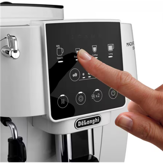 Delonghi | Coffee Maker | Magnifica Start ECAM220.20.W | Pump pressure 15 bar | Built-in milk frother | Fully automatic | 1450 W | White