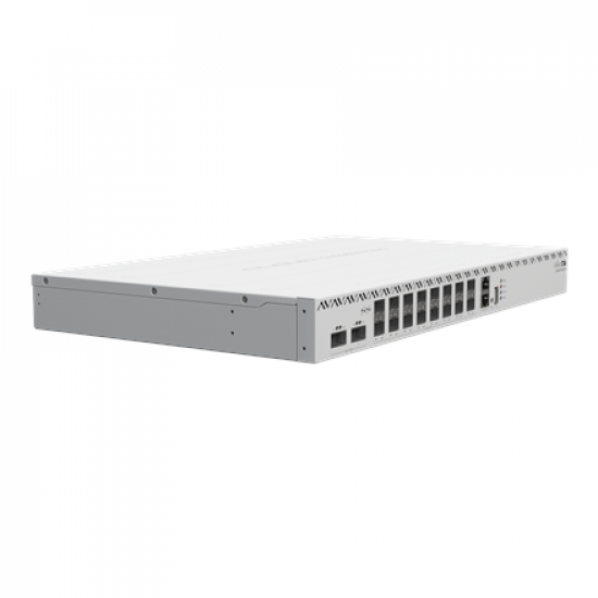 Cloud Router Switch with RouterOS L5 license | 518-16XS-2XQ-RM