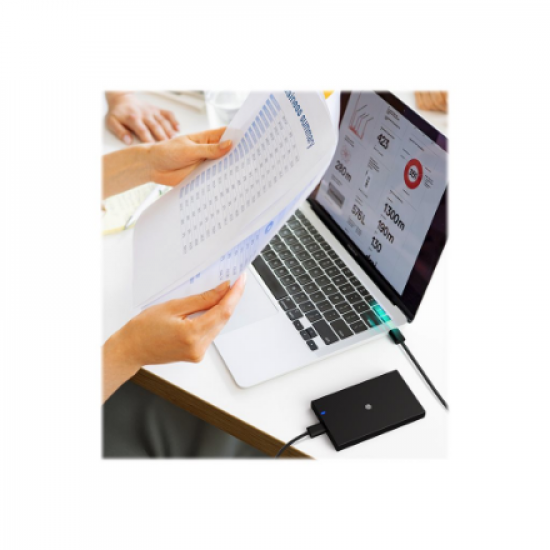 Raidsonic | ICY BOX | IB-200T-C3 Enclosure for 1x SSD/HHD with USB 3.2 Gen 1 Type-A/Type-C combi-cable | 1 x 2.5 