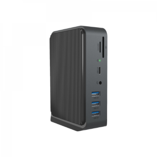 Raidsonic | Icy Box 13-in-1 USB Type-C and Type-A dock with dual video output | IB-DK2261AC | Dock | Ethernet LAN (RJ-45) ports 1 | USB 3.0 (3.1 Gen 1) Type-C ports quantity 1 | USB 2.0 ports quantity 3 | HDMI ports quantity 2 | Ethernet LAN