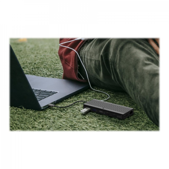 Raidsonic | Icy Box 9-in-1 USB Type-C and Type-A dock with dual video output | IB-DK4080AC | Dock | Ethernet LAN (RJ-45) ports 1 | USB 2.0 ports quantity 3 | HDMI ports quantity 2 | Ethernet LAN