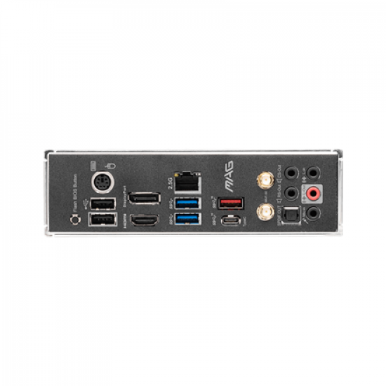 MSI | MAG B550 TOMAHAWK MAX WIFI | Processor family AMD | Processor socket AM4 | DDR4 DIMM | Memory slots 4 | Supported hard disk drive interfaces 	SATA, M.2 | Number of SATA connectors 6 | Chipset AMD B550 | ATX