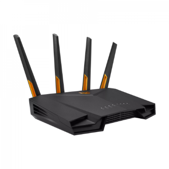 Wireless Wifi 6 AX4200 Dual Band Gigabit Router, EU and UK plug | TUF-AX4200 | 802.11ax | 3603+574 Mbit/s | 10/100/1000 Mbit/s | Ethernet LAN (RJ-45) ports 4 | Mesh Support Yes | MU-MiMO Yes | 3G/4G data sharing | Antenna type External | 1 x USB 3.2 Gen 1