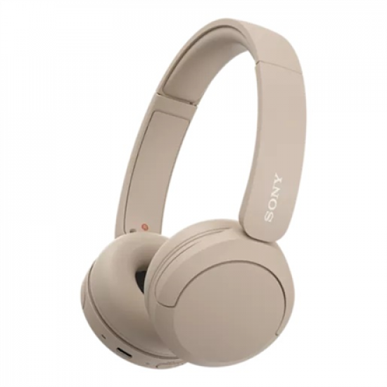 Sony | Wireless Headphones | WH-CH520 | Wireless | On-Ear | Microphone | Noise canceling | Wireless | Beige