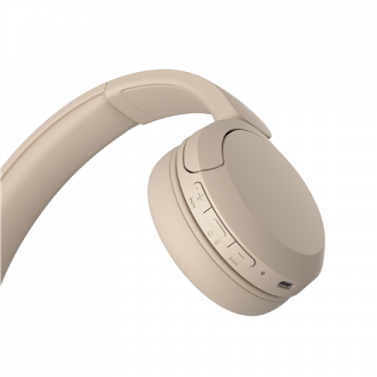 Sony | Wireless Headphones | WH-CH520 | Wireless | On-Ear | Microphone | Noise canceling | Wireless | Beige