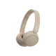 Sony | Wireless Headphones | WH-CH520 | Wireless | On-Ear | Microphone | Noise canceling | Wireless | Beige