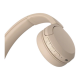 Sony | Wireless Headphones | WH-CH520 | Wireless | On-Ear | Microphone | Noise canceling | Wireless | Beige